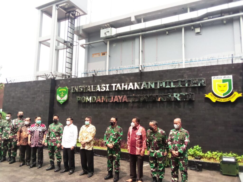 Foto personil TNI AD di Mapomdam Jaya saat peresmian