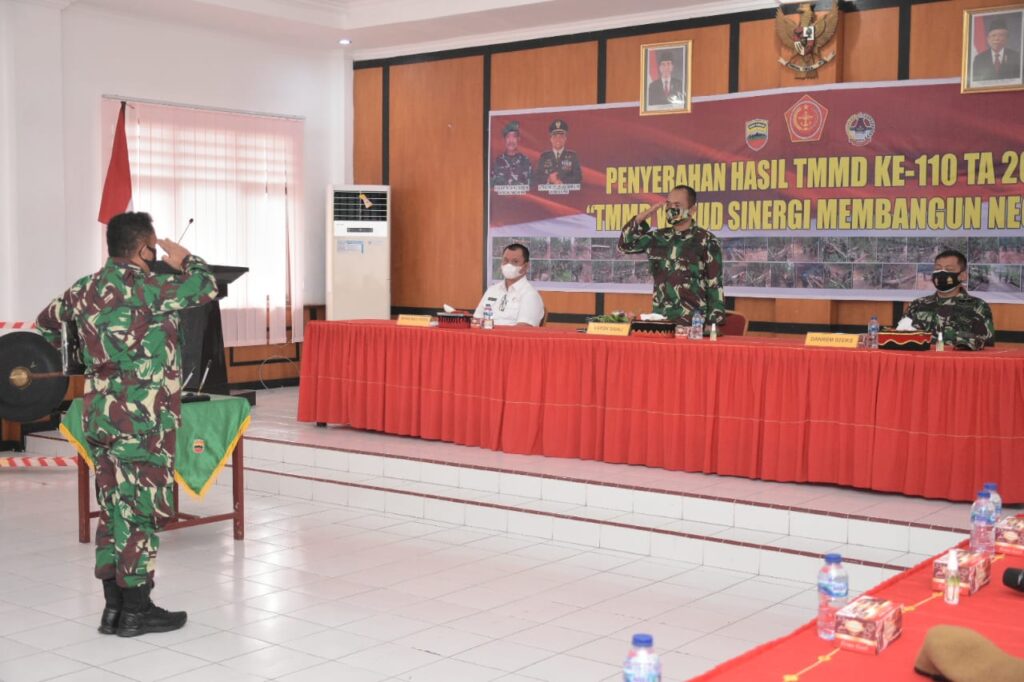 Penutupan Kegiatan TMMD Ke-110 Kodim 0213/Nias (Foto: IST)