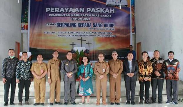 Pemkab Nias Barat Merayakan Hari PASKAH 2021 (Ist)
