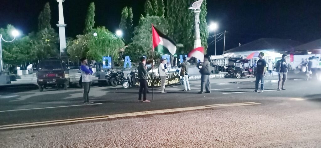 Foto suasana galang dana yang telah dilakukan
