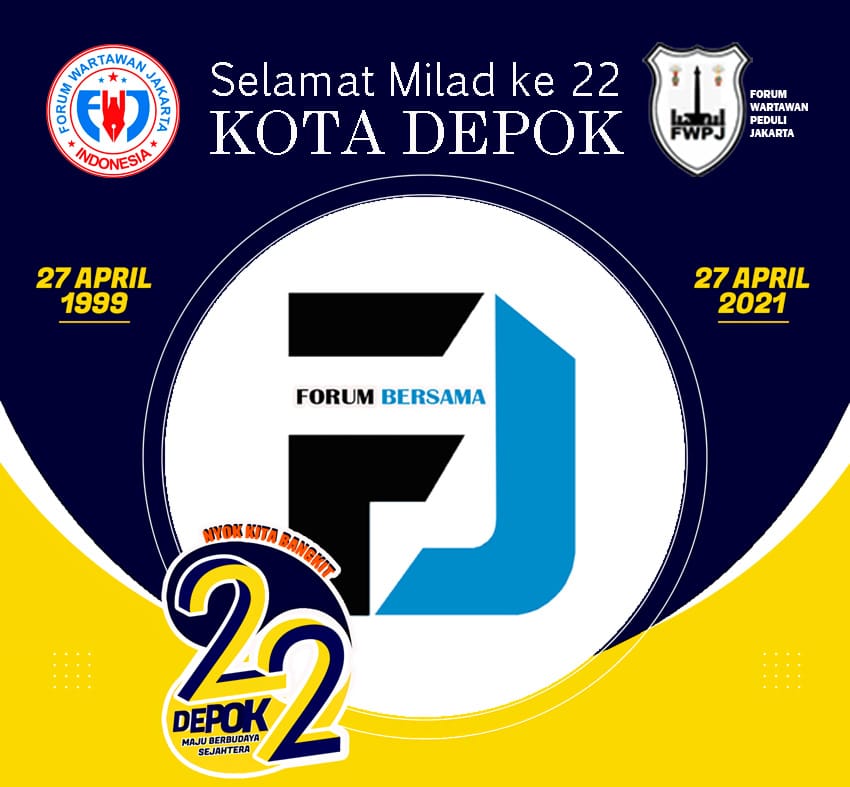 Hut Kota Depok ke 22 Forum Bersama Ucapkan Selamat dan Kritik Membangun