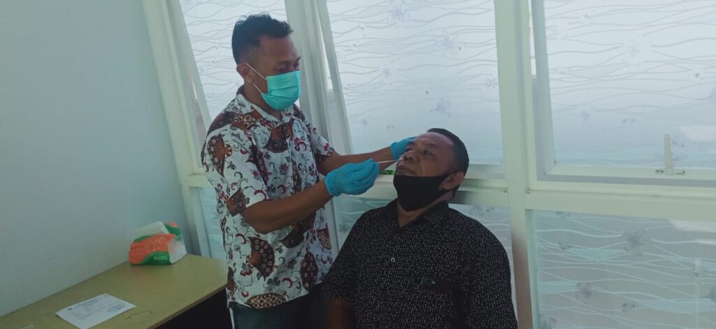 88 Orang Cakades Pulau Morotai Laksanakan Rapid Test