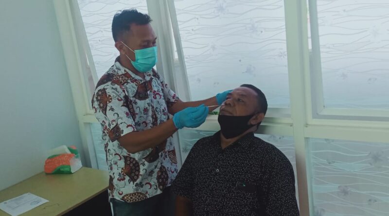 88 Orang Cakades Pulau Morotai Laksanakan Rapid Test