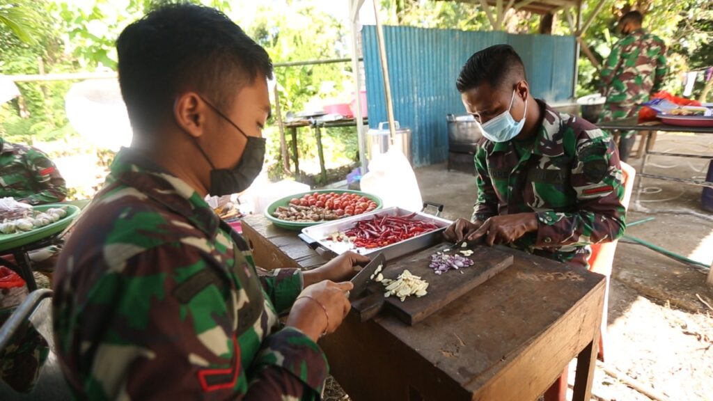 Denbekang Kupang Gelar Dapur Lapangan