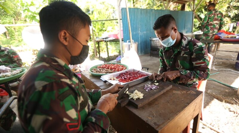 Denbekang Kupang Gelar Dapur Lapangan