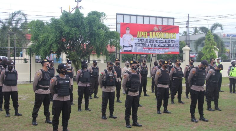 Polresta Palangka raya Adakan Apel Konsoliadasi