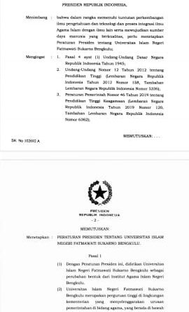 Surat Keputusan Presiden RI Jumat 28 Mei 2021