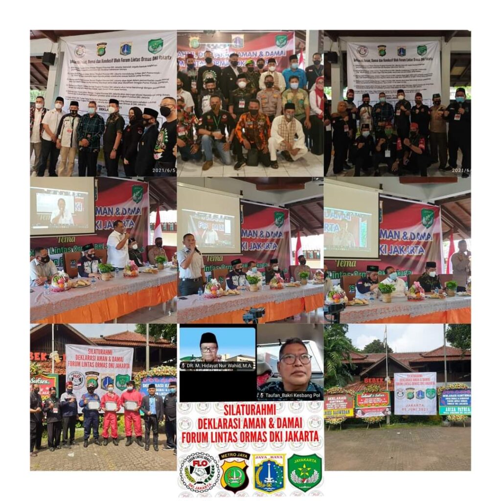 3 Pilar Hadiri Deklarasi Forum Lintas Ormas (FLO) DKI Jakarta Aman, Damai dan Kondusif di DKI Jakarta