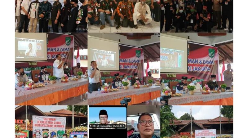 3 Pilar Hadiri Deklarasi Forum Lintas Ormas (FLO) DKI Jakarta Aman, Damai dan Kondusif di DKI Jakarta