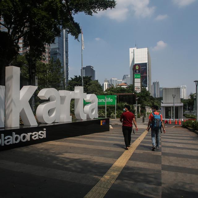 Suasana PPKM di Jakarta (Foto: liputan6.com)