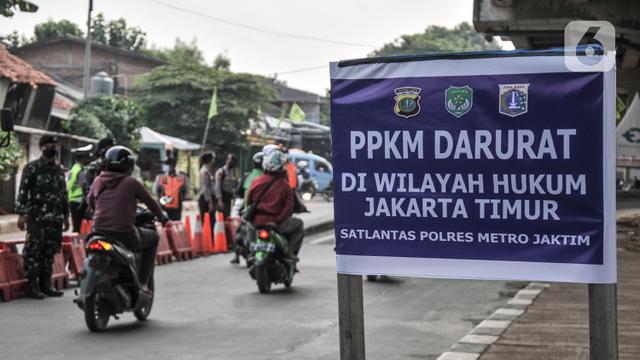 PPKM di Jakarta Timur, DKI Jakarta (Foto: liputan6.com)