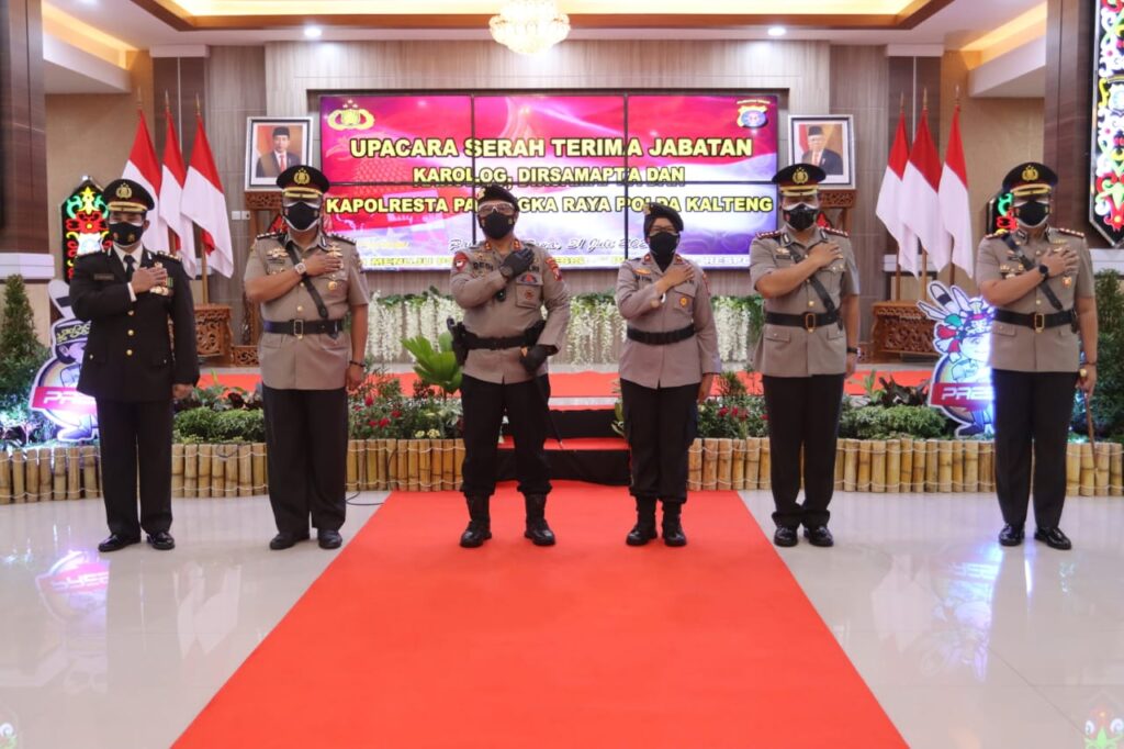 Upacara Sertijab Kapolresta Palangka Raya Polda Kalteng (Foto: Ist)