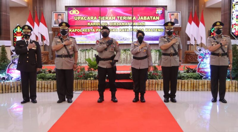 Upacara Sertijab Kapolresta Palangka Raya Polda Kalteng (Foto: Ist)