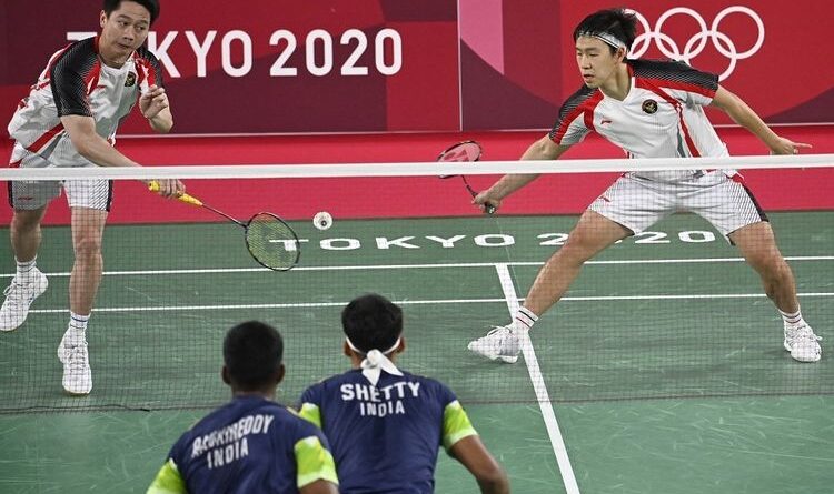 Kevin-Gideon kalahkan Wakil India (foto: kompas.com)