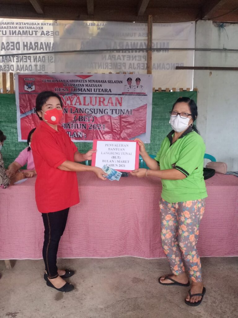 Penyaluran Dana Desa Pemdes Tumani Utara (Foto: Ist)