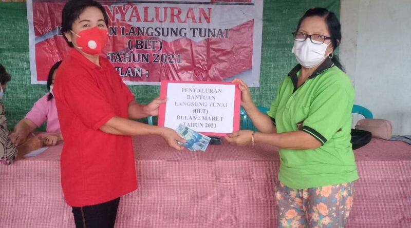 Penyaluran Dana Desa Pemdes Tumani Utara (Foto: Ist)