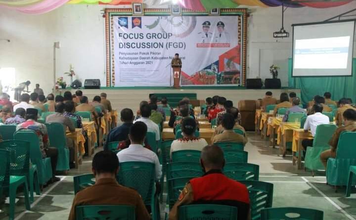 Pembukaan FGD oleh Bupati Nias Barat (Foto: Ist)