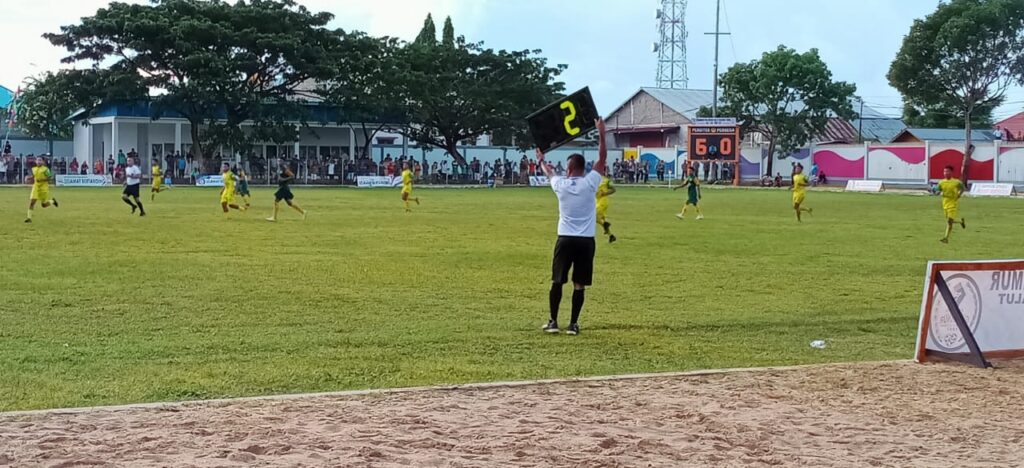 Pertandingan Persiter Vs Persega (Foto: Ist)