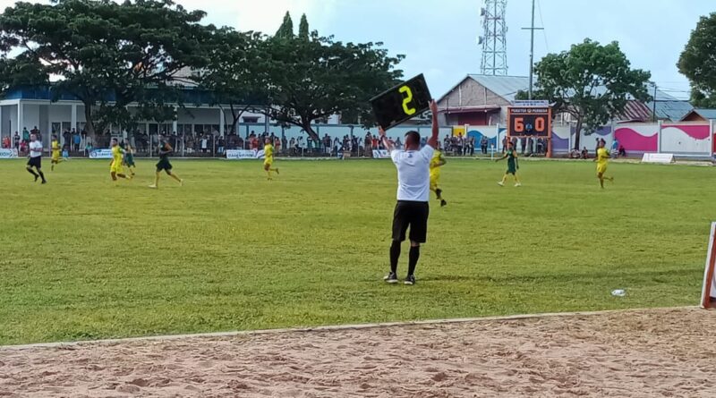 Pertandingan Persiter Vs Persega (Foto: Ist)