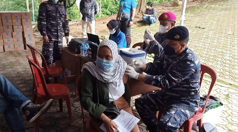 Proses Vaksinasi di Universitas Bangka Belitung (Foto: Ist)