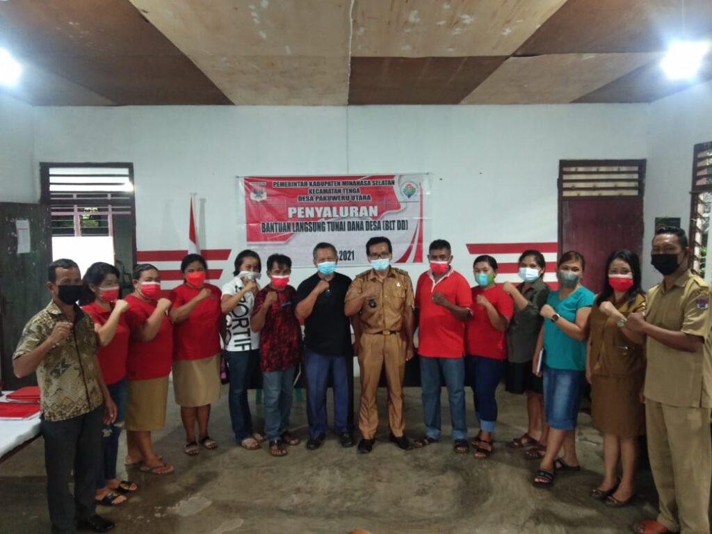 Realisasikan Dana Desa,Pemdes Pakuweru Utara salurkan BLT-DD Bulan September kepada 26 KPM
