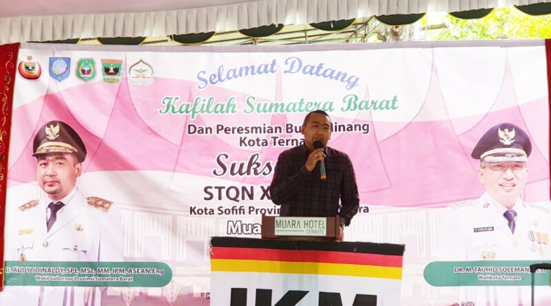 Wagub Sumbar Resmikan Perkuburan Minang di Ternate (Foto: Ist)