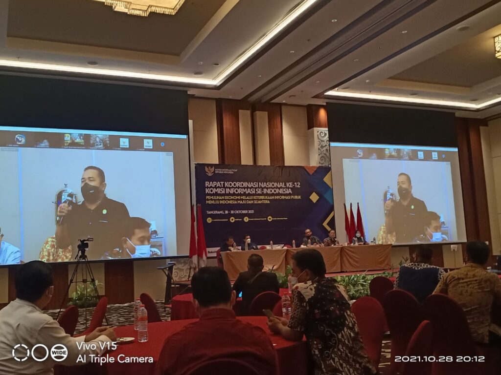 Rakornas Komisi Informasi Secara Hybrid (Foto: Ist)