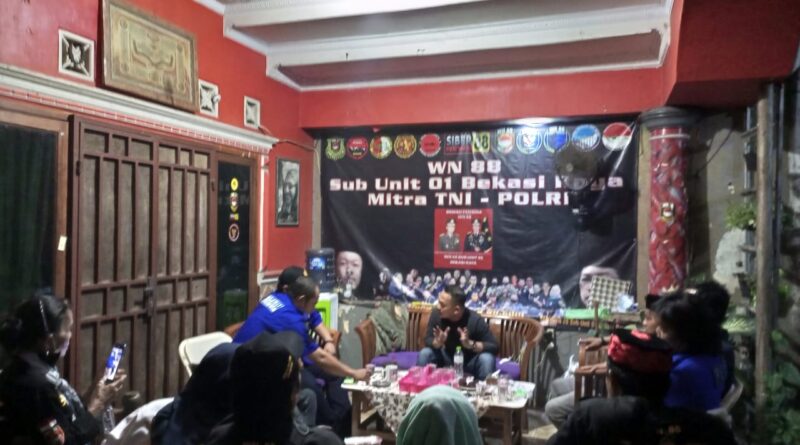 Silahturahmi antara WN 88 DKI Jakarta ke Sekjen WN 88 Sub Unit 01 Bekasi Raya