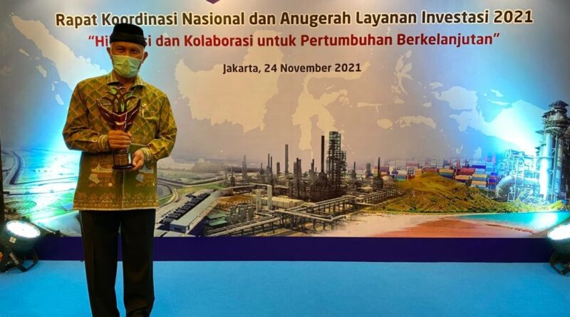 Foto Pemerintah Provinsi Sumatera Barat mendapat penghargaan