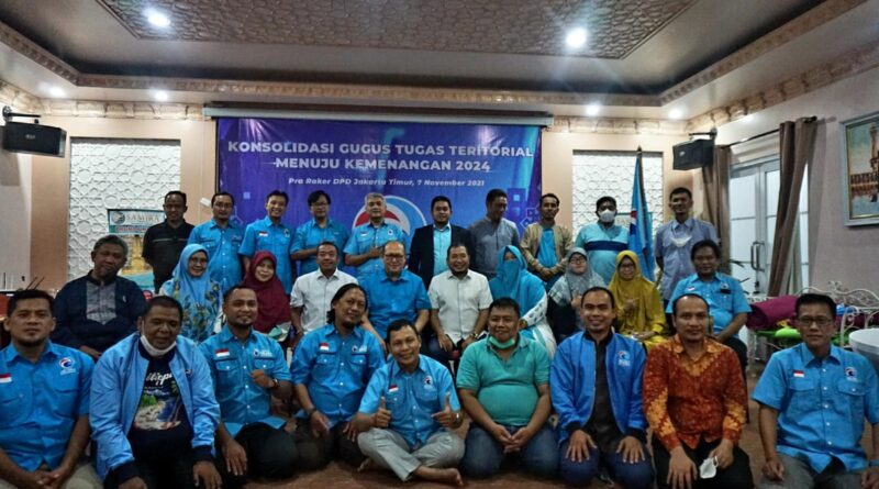 Konsolidasi Gugus Tugas Partai Gelora Jaktim (Foto: ist)