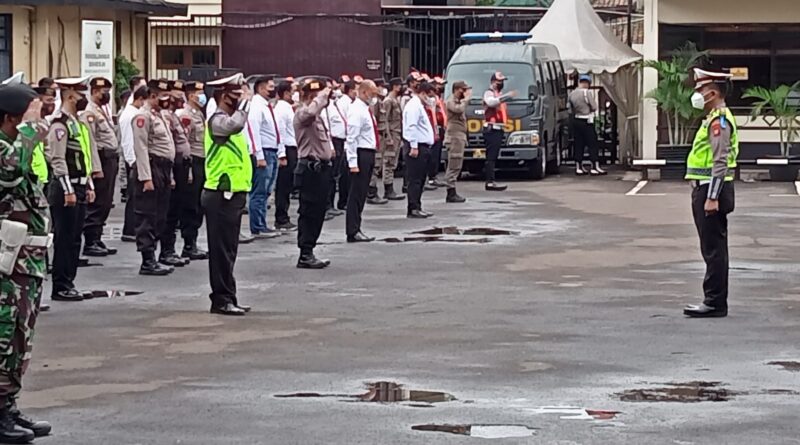 Wakapolres Pimpin Apel Operasi Zebra Jaya 2021 (Foto: Ist)