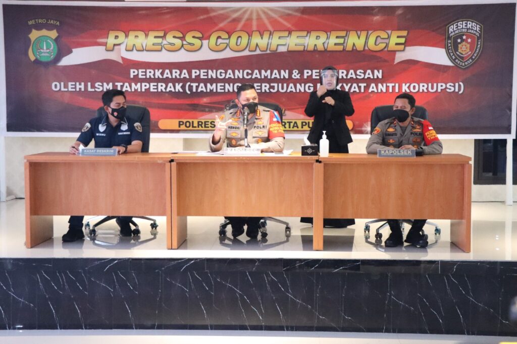 Ketua LSM Tamperak Jadi Tersangka Pemerasan (Foto: Ist)