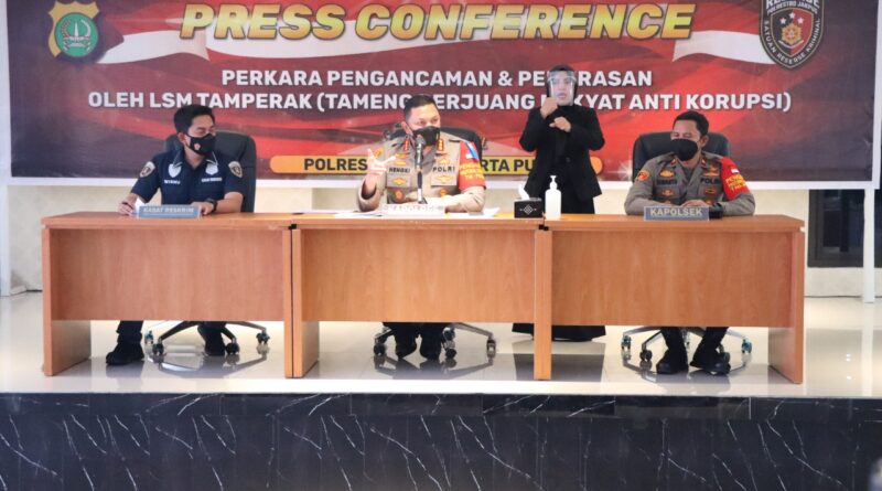 Ketua LSM Tamperak Jadi Tersangka Pemerasan (Foto: Ist)