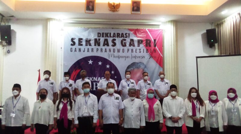 Deklarasi Gapri Ganjar Presiden (Foto: Ist)