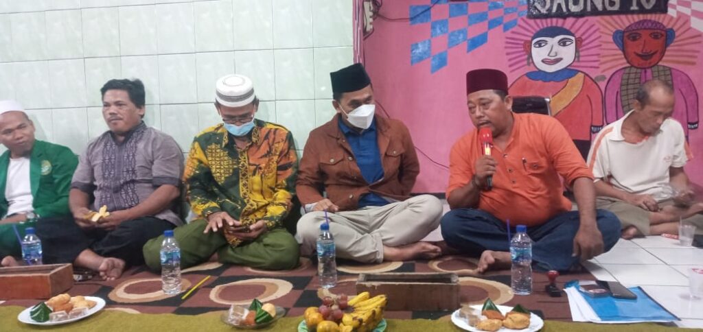 Foto suasana pelantikan yang telah berlangsung