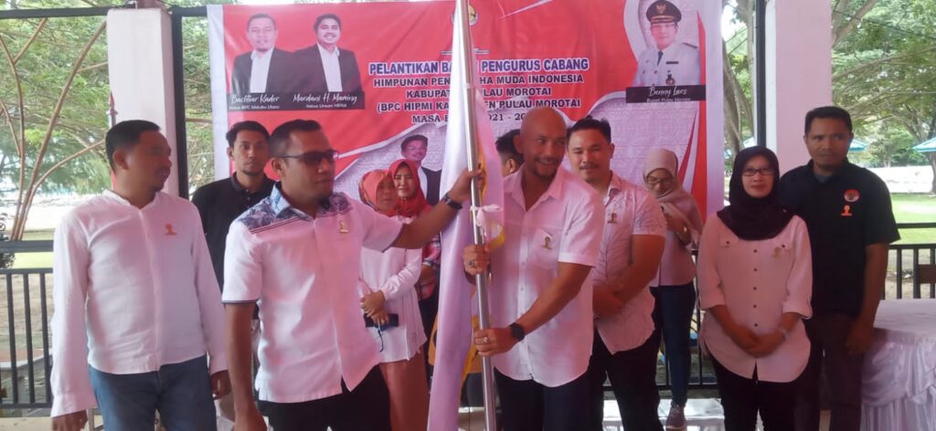 Foto suasana pelantikan Ketua HPMI Pulau Morotai terbaru