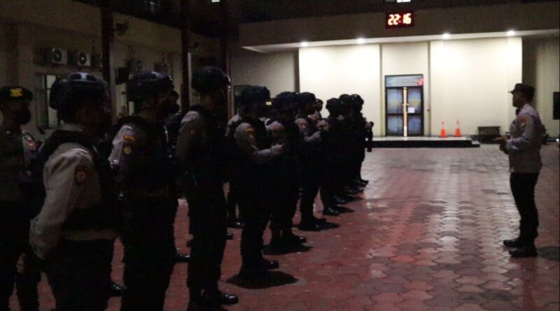 Apel Sebelum Patroli Oleh Polres Jakpus (Foto: Ist)