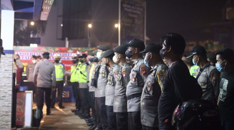 Polres Sekadau Siagakan Ratusan Personel Pengamanan Tahun Baru 2022 ,Sabtu, 1 Januari 2022 (Foto: IST)