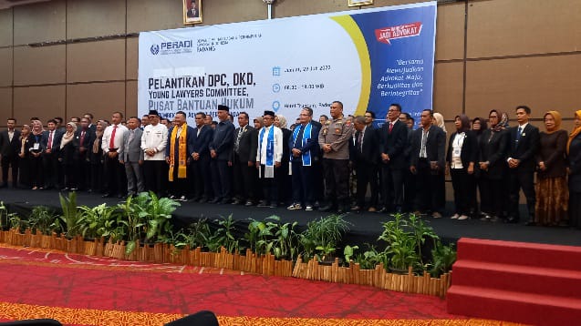 Foto Suasana Pelantikan DPC PERADI Sumatera Barat