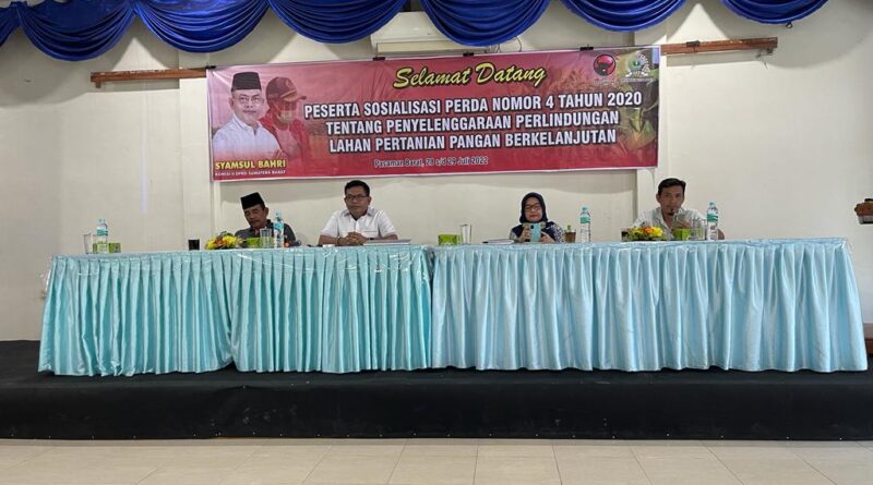 Foto suasana sosialisasi yang telah dilaksanakan