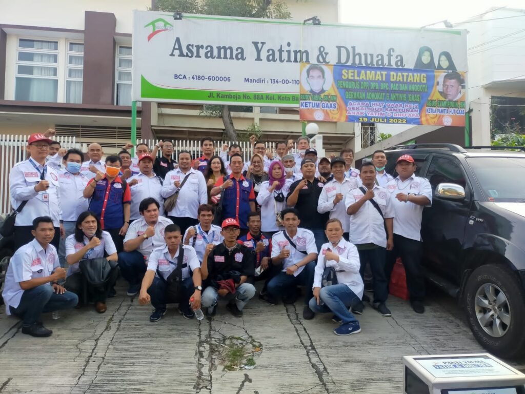 Foto bersama GAAS Adakan Santunan Yatim dan Dhuafa