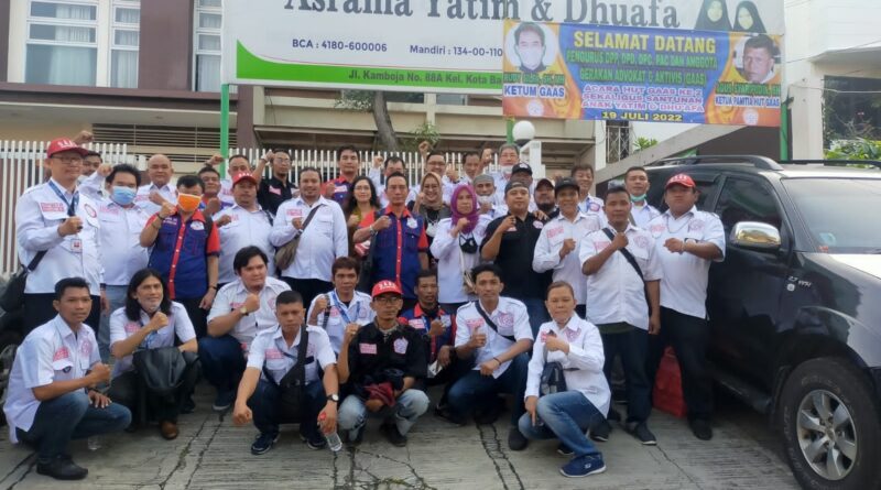 Foto bersama GAAS Adakan Santunan Yatim dan Dhuafa
