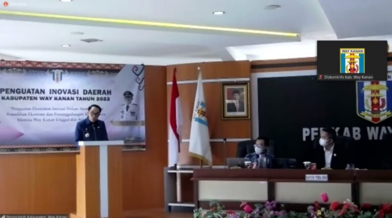 Foto Suasana Rapat Penguatan Inovasi Daerah yang telah dilaksanakan