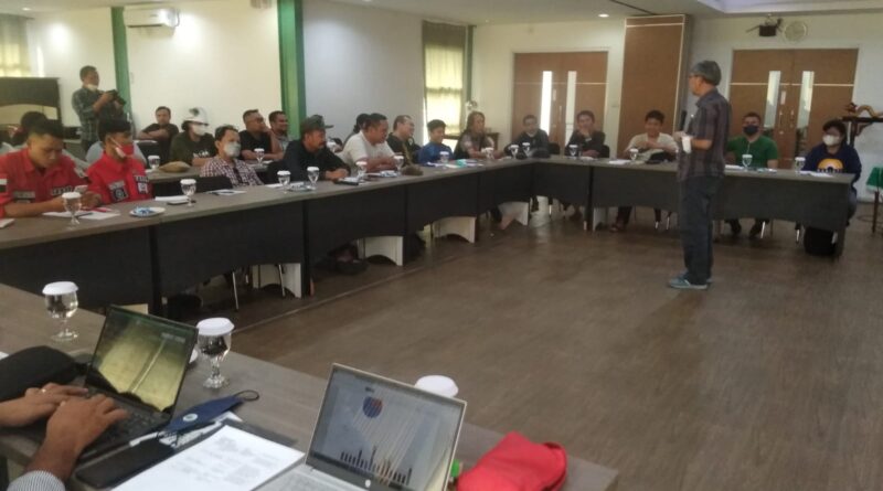 Foto suasana pelaksanaan lokakarya jurnalistik