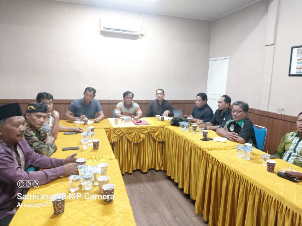 Foto suasana rapat yang telah dilaksanakan
