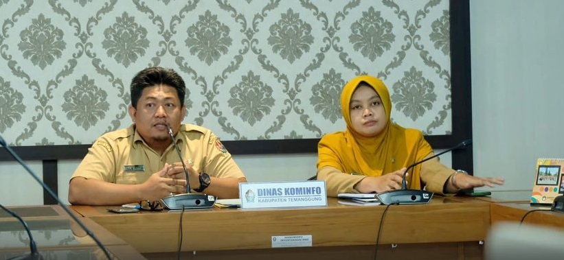 Pembukaan pelatihan berita jurnalistik oleh Kadis Kominfo Temanggung Gotri Wijianto Wuriatmoko di Aula Diskominfo, Senin, 10 April 2023 (Foto: MC Kabupaten Temanggung)