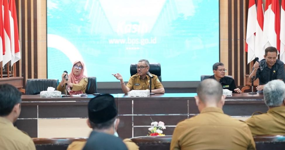Rapat persiapan Forum Konsultasi Publik (FKP) Registrasi Sosial Ekonomi (Regsosek) Kota Batam, Senin, 10 April 2023 (Foto: MC Pemkot Batam)