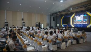 Foto: Para Pelajar SLTA dab SMK sedang mendengarkan pemaparan manfaat Program Bidiksiba dari PTBA.