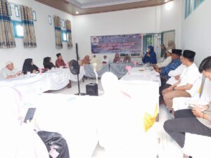Foto: Suasana pertemuan tim Syiar Dakwah Syiar Baitullah PT Rangkayo Mulia Haramain. 