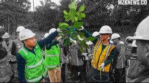 PTBA menggelar Green Mining bersama mitra kerja menanam 1.000 Pohon Nangka di Lahan bekas tambang PTBA seluas 1,6 Hektar (Foto: IST) 